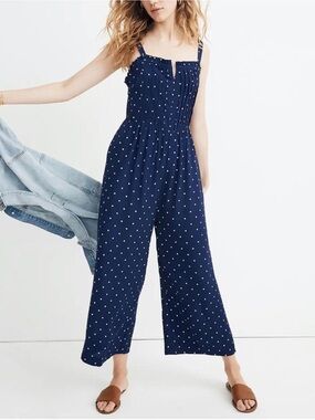 NWOT - Madewell Pintuck Cami Jumpsuit Size 2